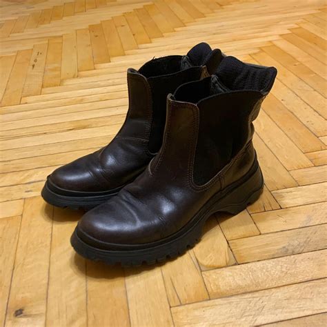 Prada Tractor Boots 